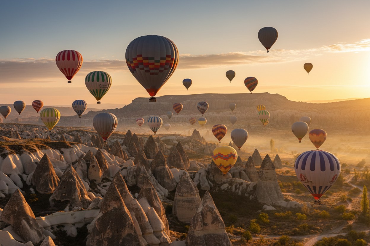Kutlama paketi balon uçuşu
